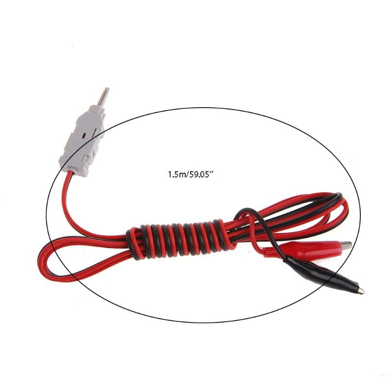 110 Head Alligator Clip RJ11 Voice Module Test Cord Lead For Telecom Patch Panel