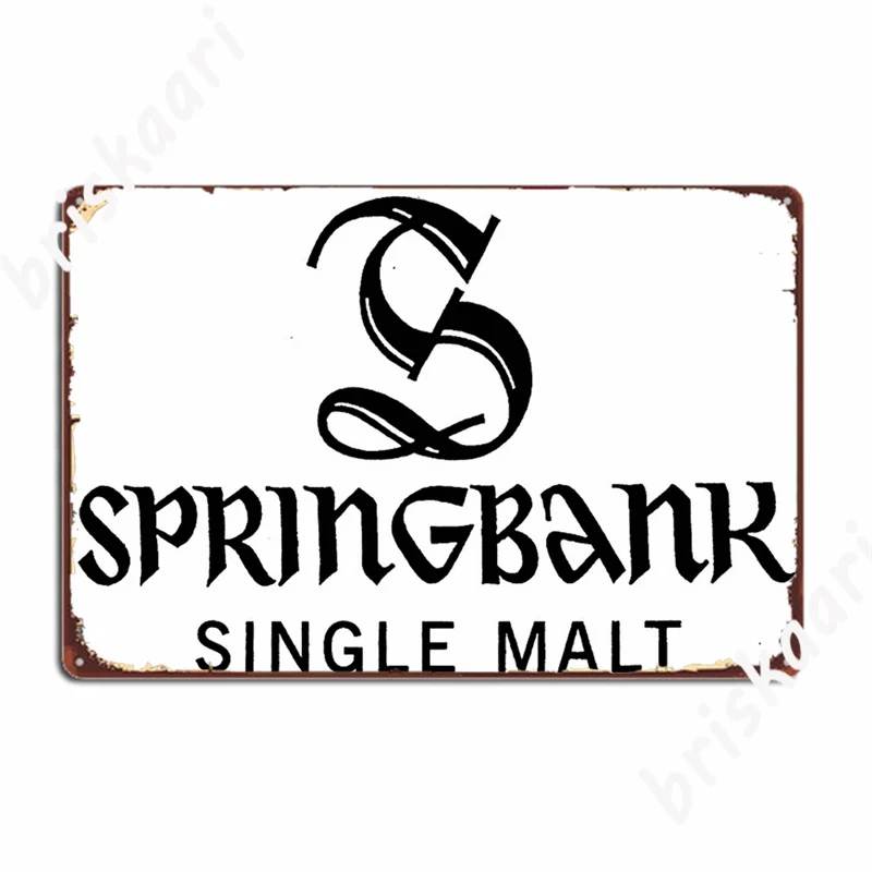 Springbank Beer Metal Signs Cinema Living Room pub Garage Funny Wall Plaque Tin sign Posters