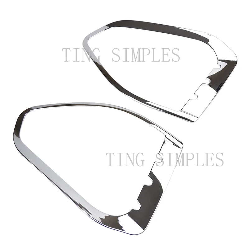 For Ford Escape Kuga 2 2013 2014 2015 2016 Chrome Front Head Fog Light Foglight Lamp Cover Trim Bumper Molding Guard Decoration