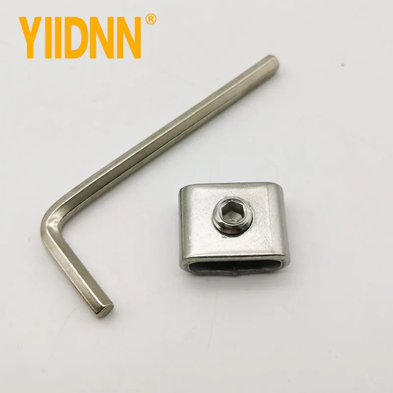 SUS304 In Acciaio Inox Scru-Lokt Stile Fibbie, 1/4 "di Larghezza, 50 per Scatola