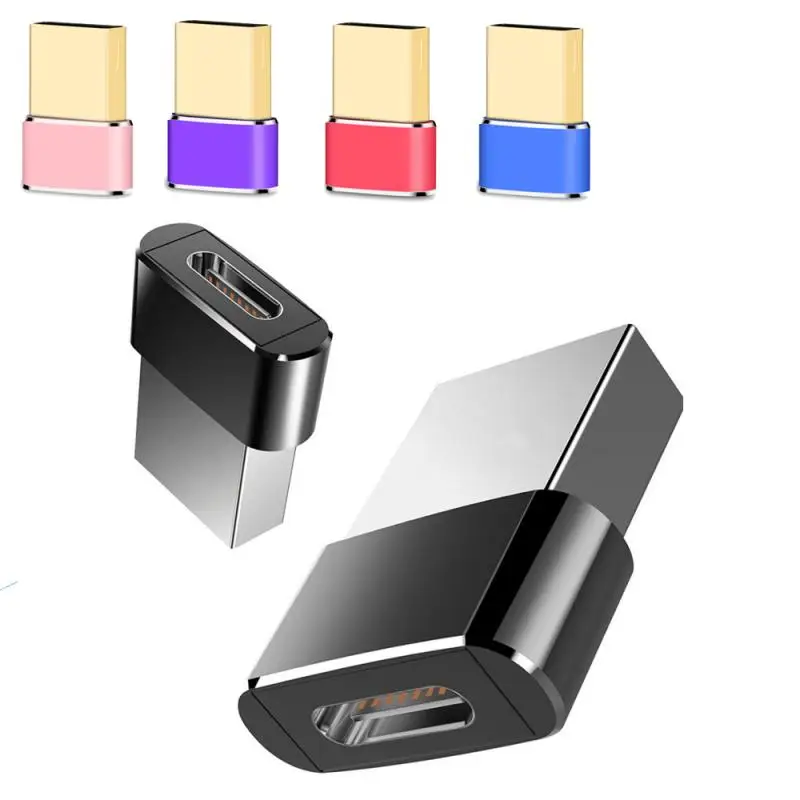 USB To Type-C Converter Adapter USB 2.0 Adapter Plug Portable Computer Phone Adapter Mobile Phone Converters Support Dropshipp