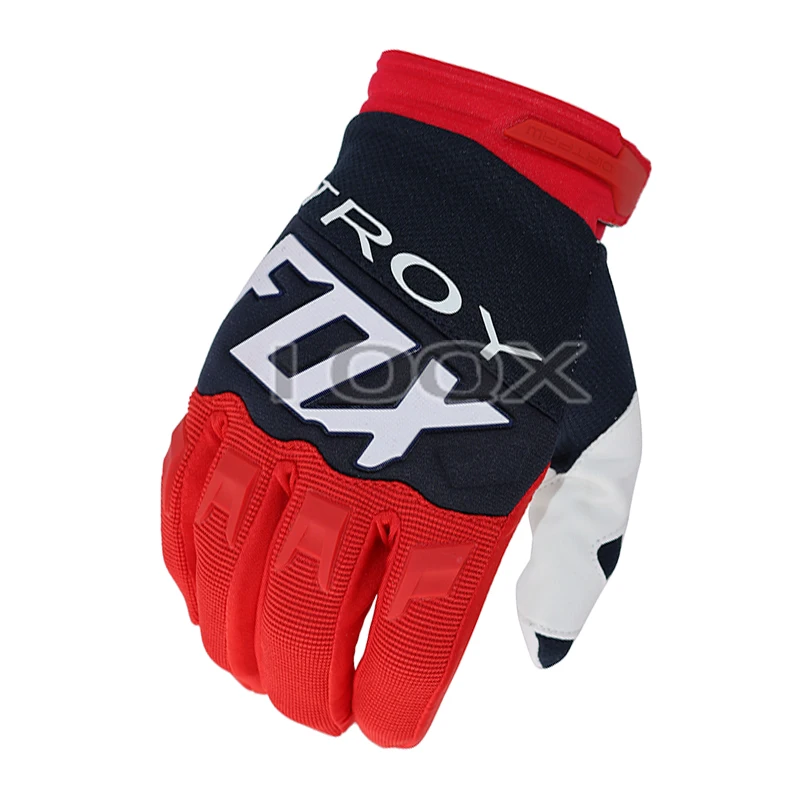 

Motocross Racing Mountain Bicycle Offroad Cycling Gloves Troy Fox Motorcycle Enduro Blue Red White Guantes Luvas