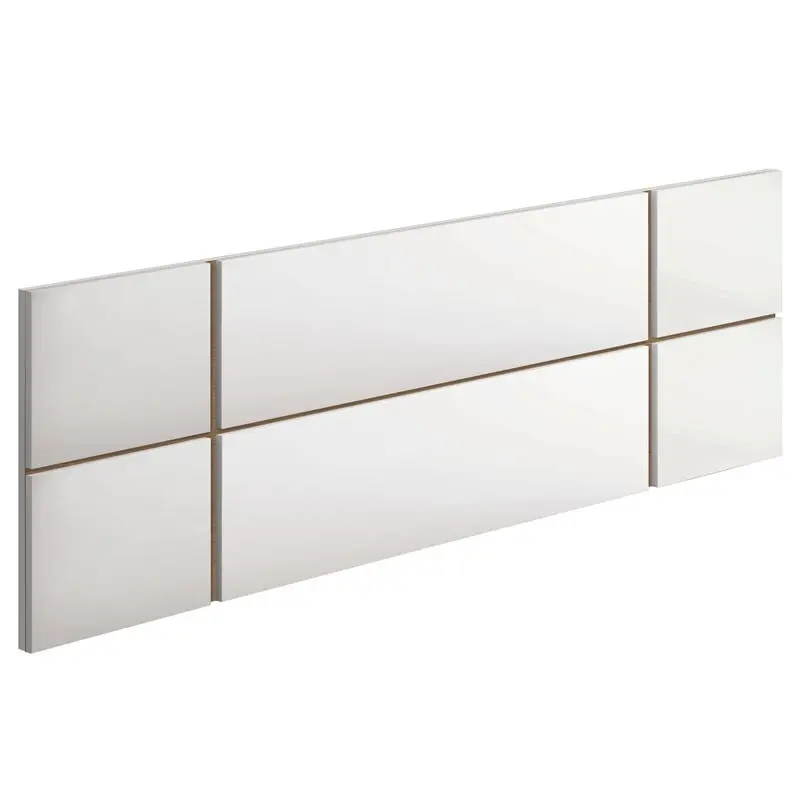 Headboard Nova room double bedroom modern style white (matte) 160x50 cm