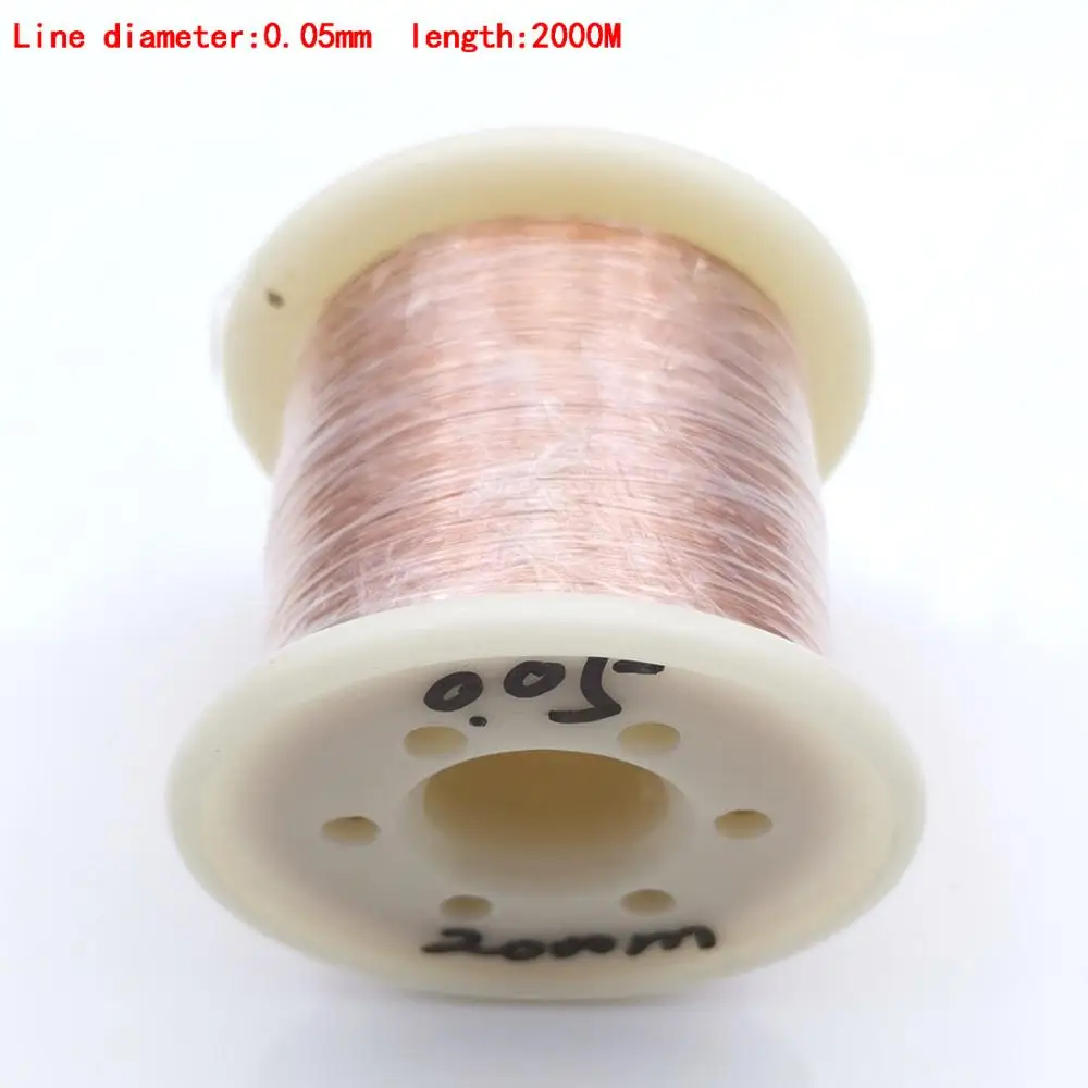 Enameled Copper Wire QA-1/155 Magnet Wire 0.05 0.07 0.1 0.2 0.31 0.4 0.5 0.8 1.0 mm For Motor Magnetic Coil Winding Voice Coil