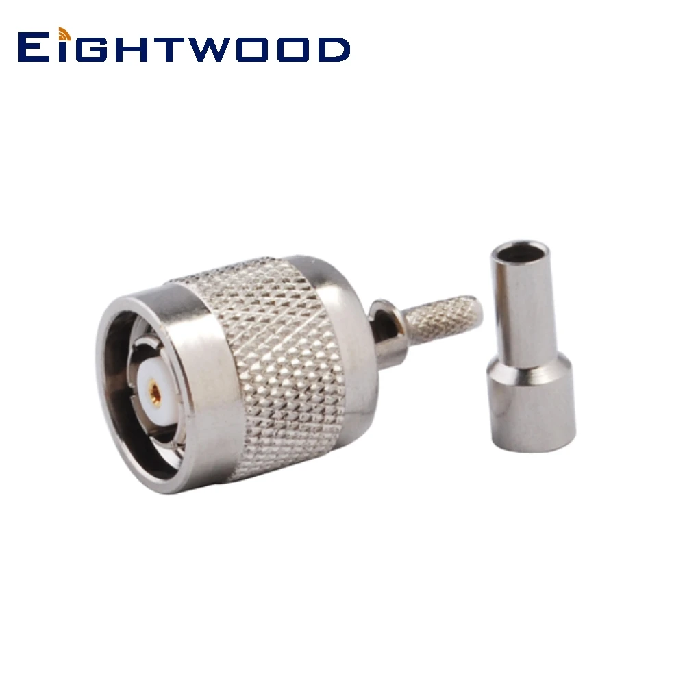 

Eightwood RP TNC Jack Male Socket RF Coaxial Connector Adapter Crimp LMR-100 RG-174 RG-316 RF Coax Cable for Antenna Wireless