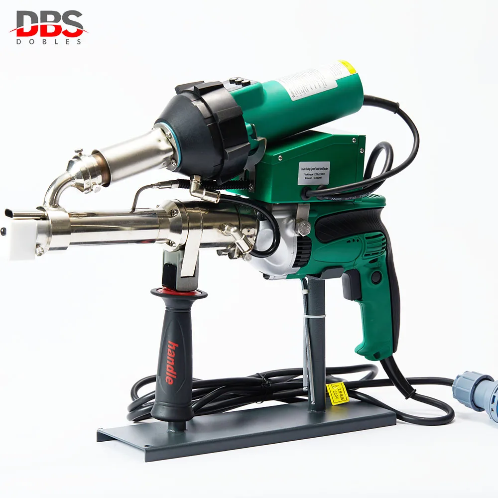 Plastic Extrusion Welder Gun with Double Heating System for Welding Repairing PP Plank,HDPE Pipe ,Water Tank DBS-600D