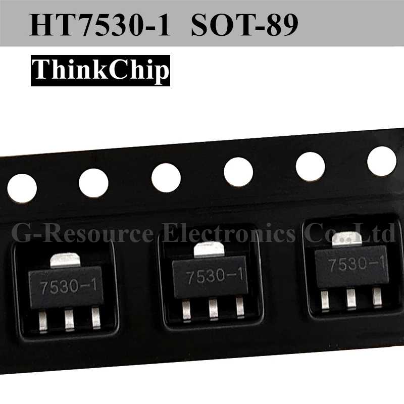 (20 Stuks) HT7530-1 Sot-89 HT7530 7530-1 7530 SOT89 Smd Laag Stroomverbruik Hoge Driver Regulator