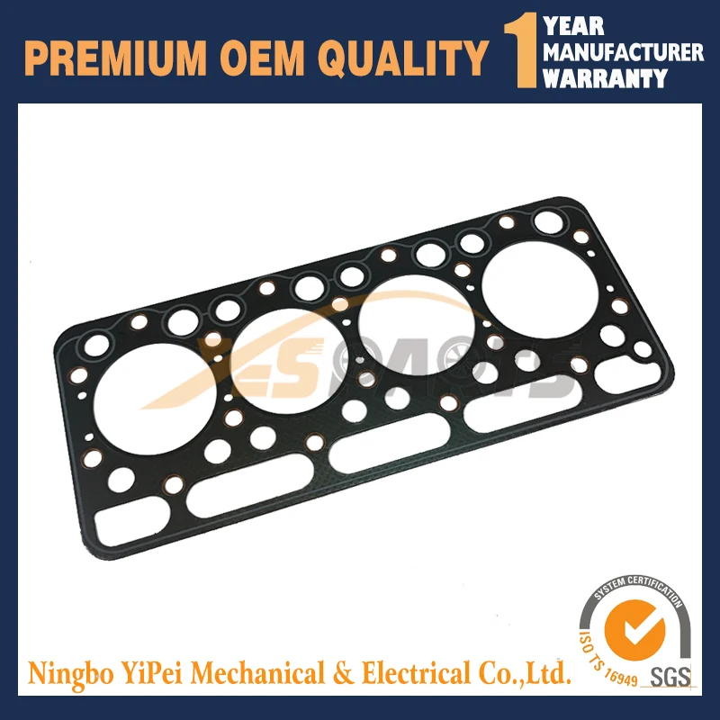 Cylinder Head Gasket For Kubota 15766-03310, V1702, 4D82