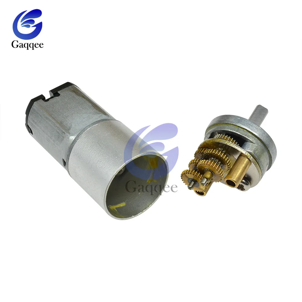 16GA-030 Brushless DC Motor 6V 12V 100RPM Mini  Gear Motor Speed Reduction 12 V Micro DC Motors For Toys Full Metal Gearbox