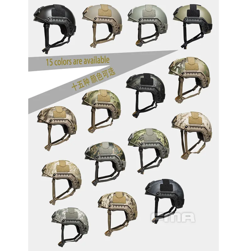 TB-FMA Tactical Fast Ballistic Helmet, Thick and Heavy Ver Riding Protective Helmet, M, L, L, XL