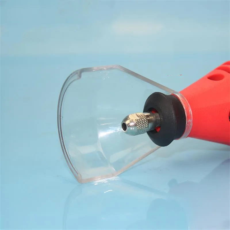 

Mini electric grinder protective cover sander dust cover transparent plastic cutting protective cover