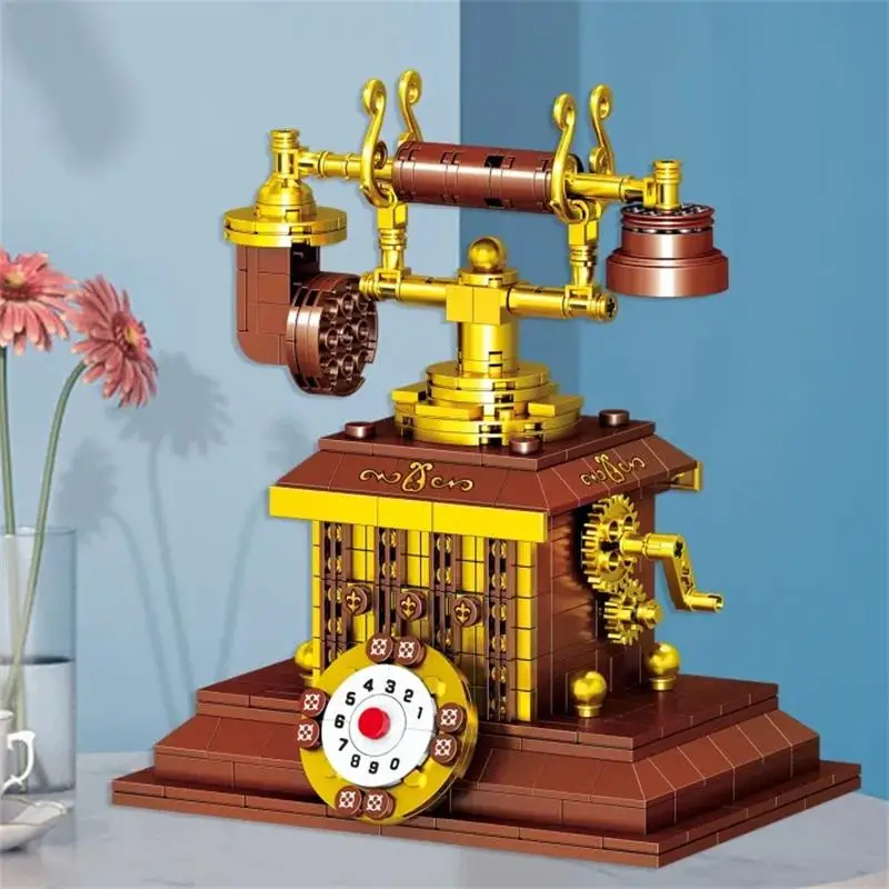 

Zhegao Small Blocks Classic Retro Phone Radio Building Bricks Toys for Children Juguetes Boy Girls Gift Christmas Present 00940