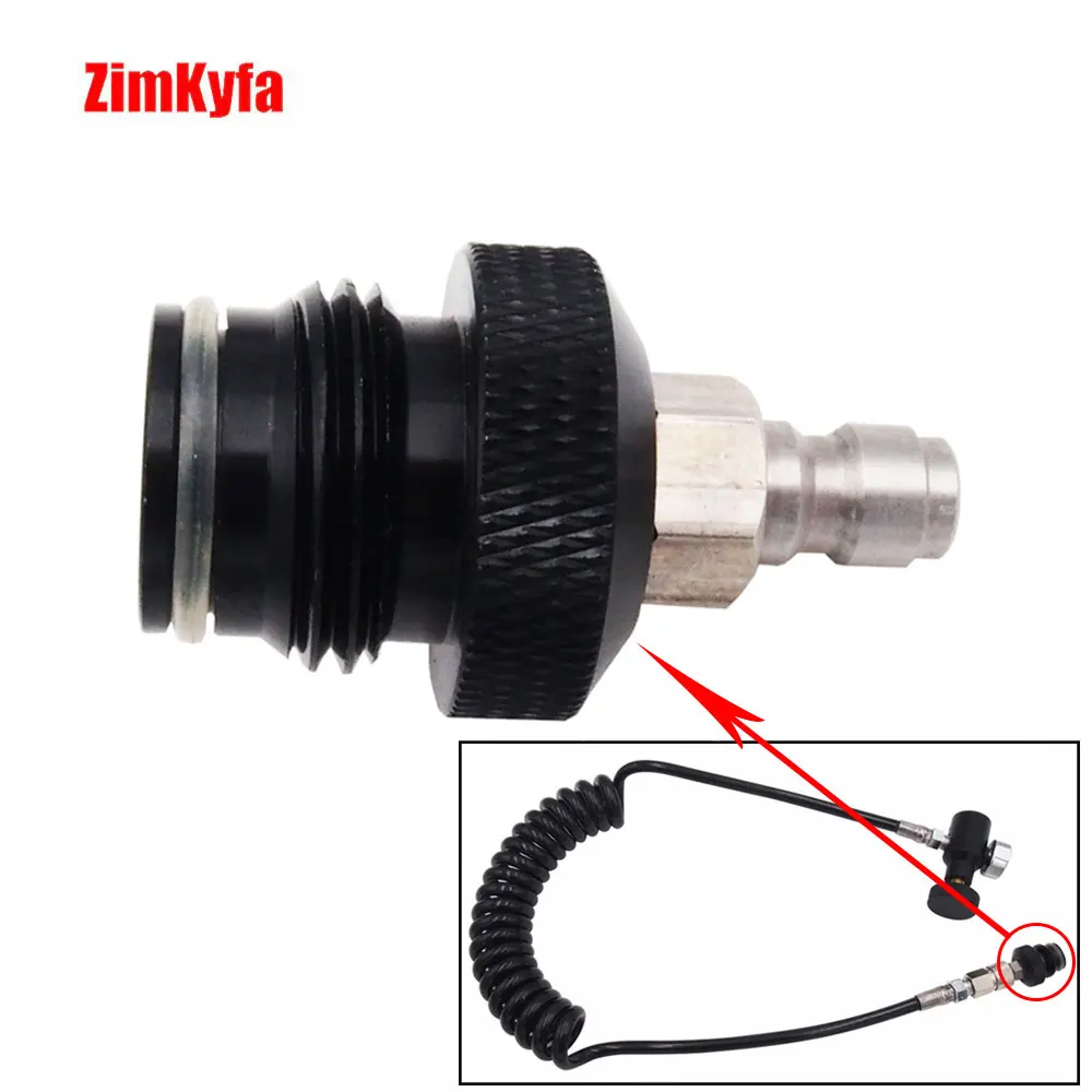 G1/2-14 Thread ASA Adapter to Coil Remote Hose Line with 8mm Male Quick Disconnect Plug,1 Piece Adapter