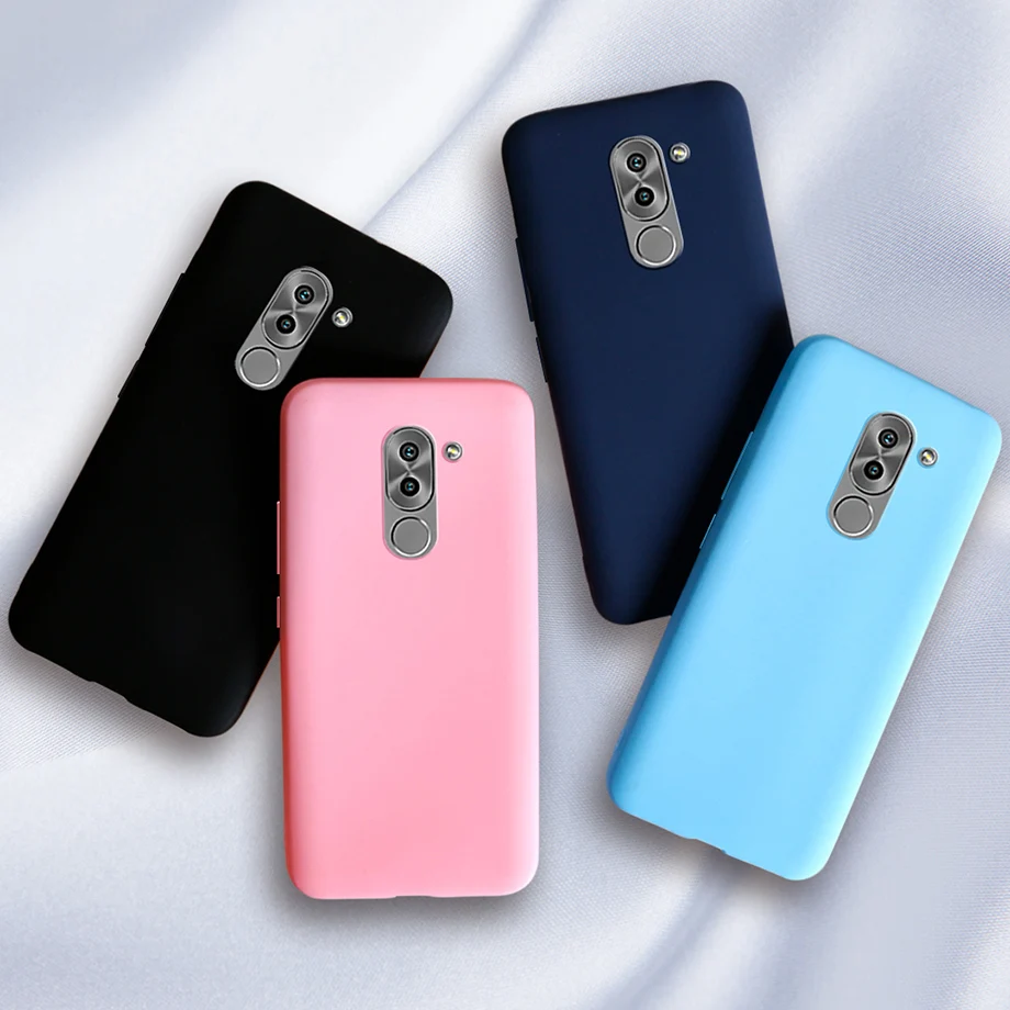 For Huawei Honor 6X case Huawei Mate 9 lite funda Silicone tpu Soft candy color Back Cover for Huawei GR5 2017 honor 6x x6 Case