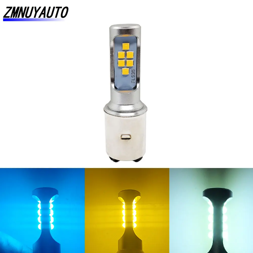 BA20D LED H6 Bulb Motorcycle Fog Lights DRL Lamp Motor Scooter HeadLight Moto Headlamp For Suzuki White Golden Yellow Ice Blue