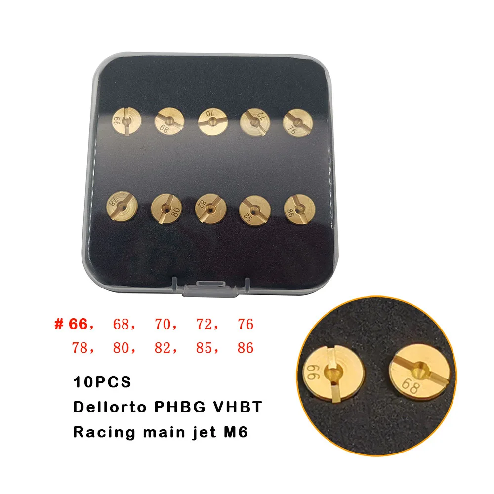 PHBG VHBT racing main jet M6 66-86 for Dellorto carburetor sha phbg main carb nozzle injector nc phva jet pilot