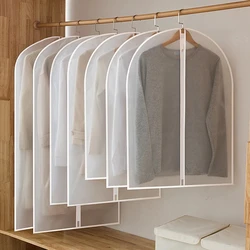 Dustproof Clothes Dust Cover Long Dress Suit Coat Dust Cover Closet Case Garment Storage Bag Clothes Wardrobes Hanging Organizer