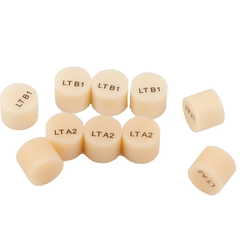 5Pcs/box Cameo Dental Press Ingots Lithium Disilicate Glass Ceramic Block Dental Lab Material