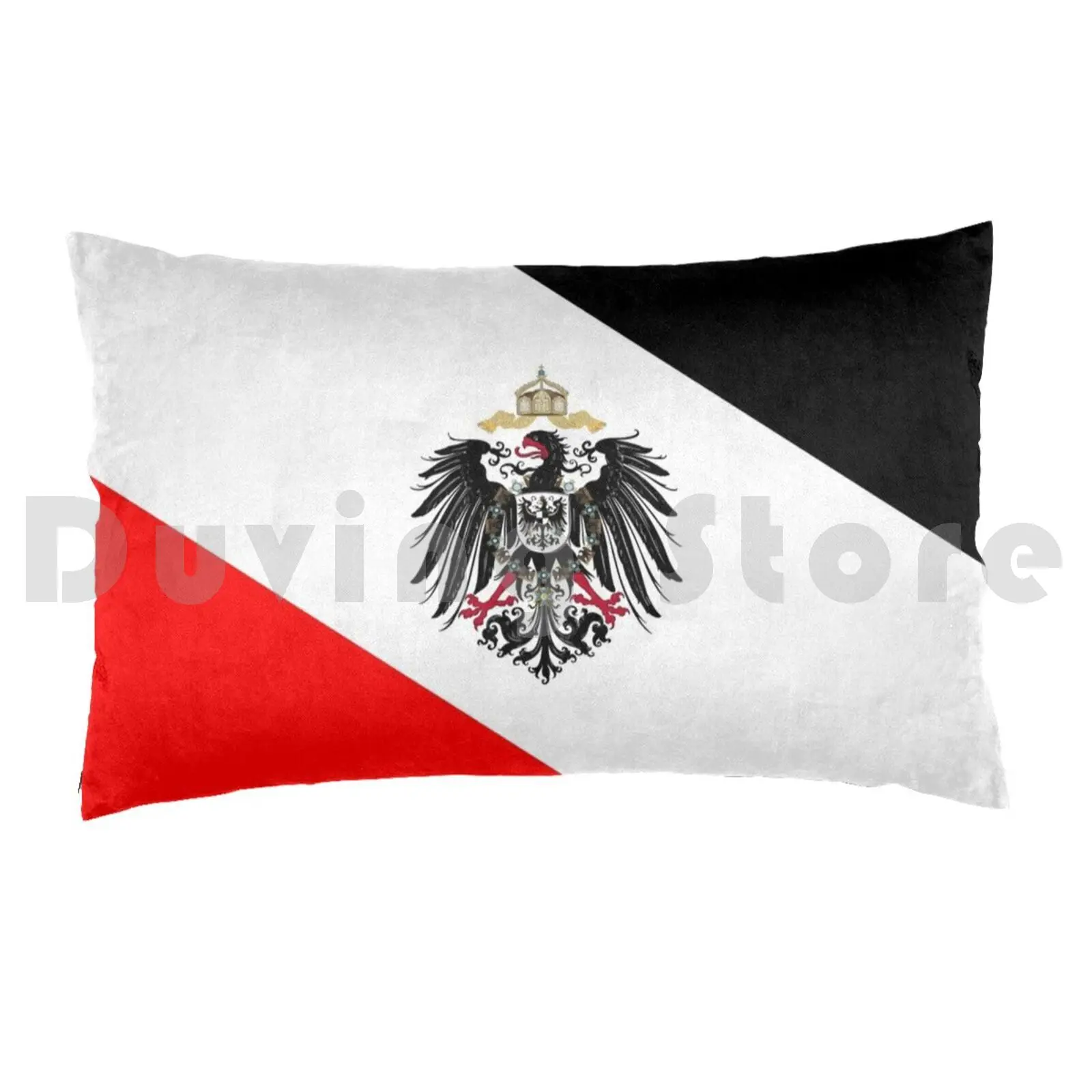 The German Imperium Pillow Case Printed 35x50 Germany Empire Patriot Black White Red Flag Eagle