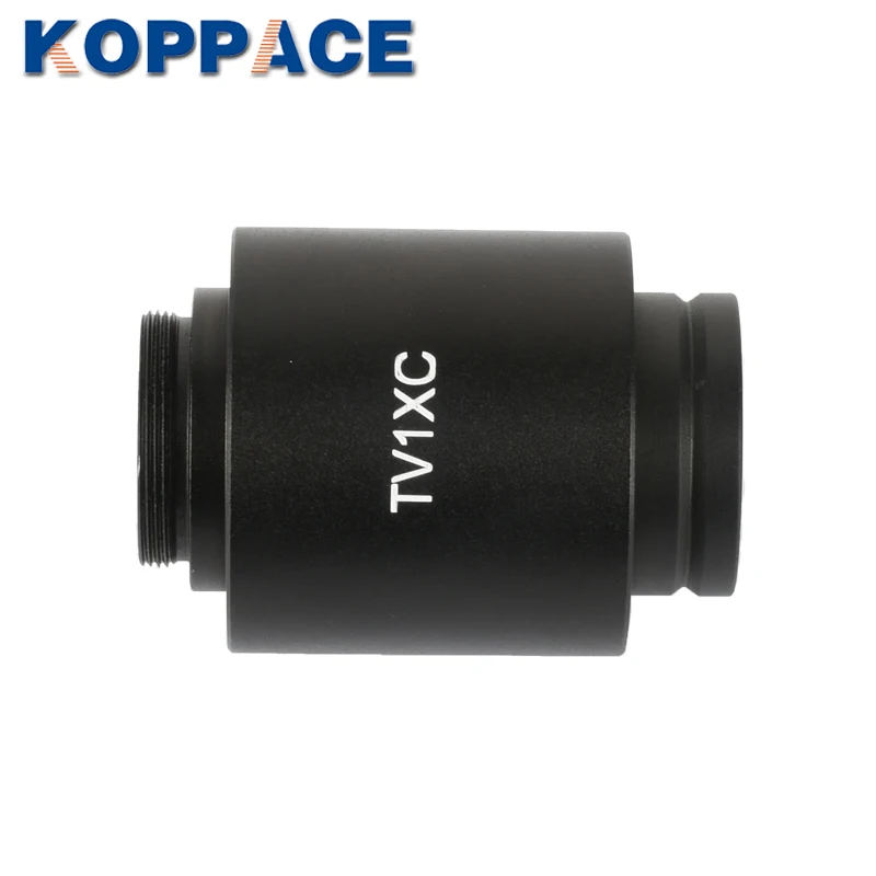 KOPPACE 1X C-Mount Microscope Camera Adapter 30mm Microscope Mounting Interface 25.4mm Microscope Camera Interface