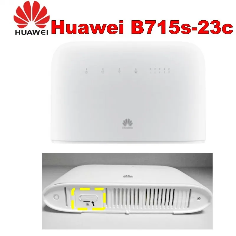 Unlocked New Huawei B715s-23c 4G LTE Cat9 huawei B715 CPE 4G WiFi Router +2PCS ANTENNA