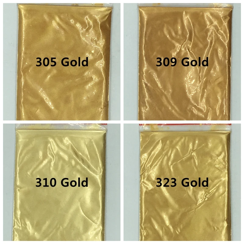 50g High Quality Mica Gold powder Pigment for DIY decoration Paint Cosmetic Metal Gold Dust Soap Dye