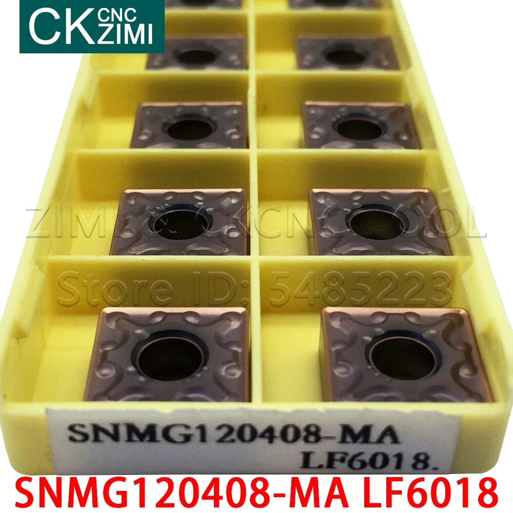 SNMG SNMG120404-MA LF6018 SNMG120408-MA LF6018 Carbide Turning Inserts CNC lathe cutter wood turning tools for stainless steel