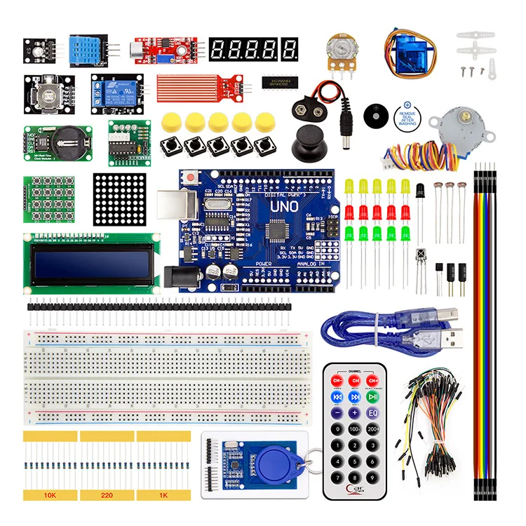 

Новейший RFID стартовый набор для Arduino UNO R3 обновленная версия Обучающий набор с розничной коробкой