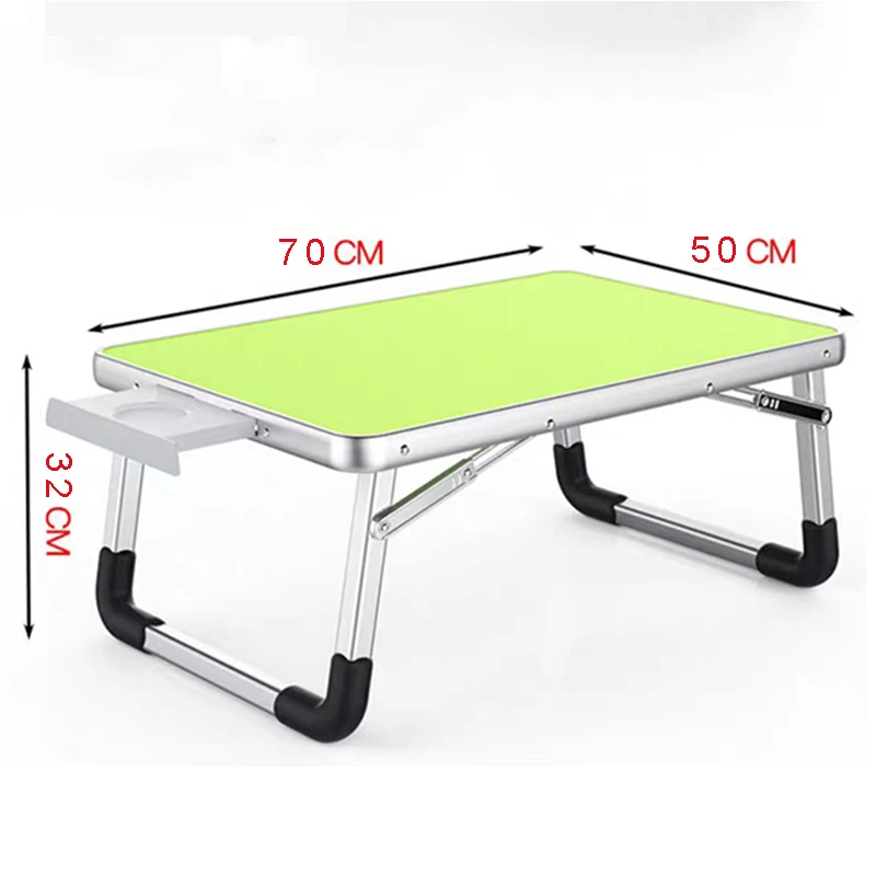 Outdoor folding computer desk Laptop Desk 60*40cm   Adjustable Folding Laptop Notebook PC Desk Table Stand Portable Bed Tray