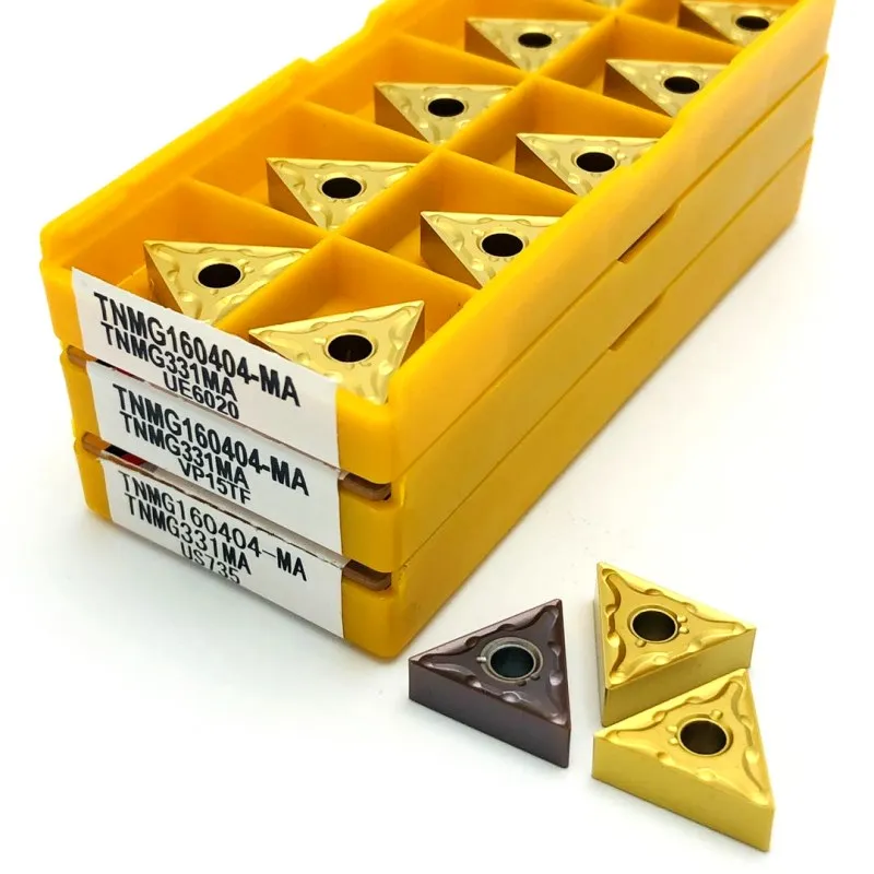 Inserções de carboneto tnmg 160404 ma de alta qualidade, ferramentas de giro externo, ferramentas de corte, ferramentas de torno, tnmg160404, inserções de giro