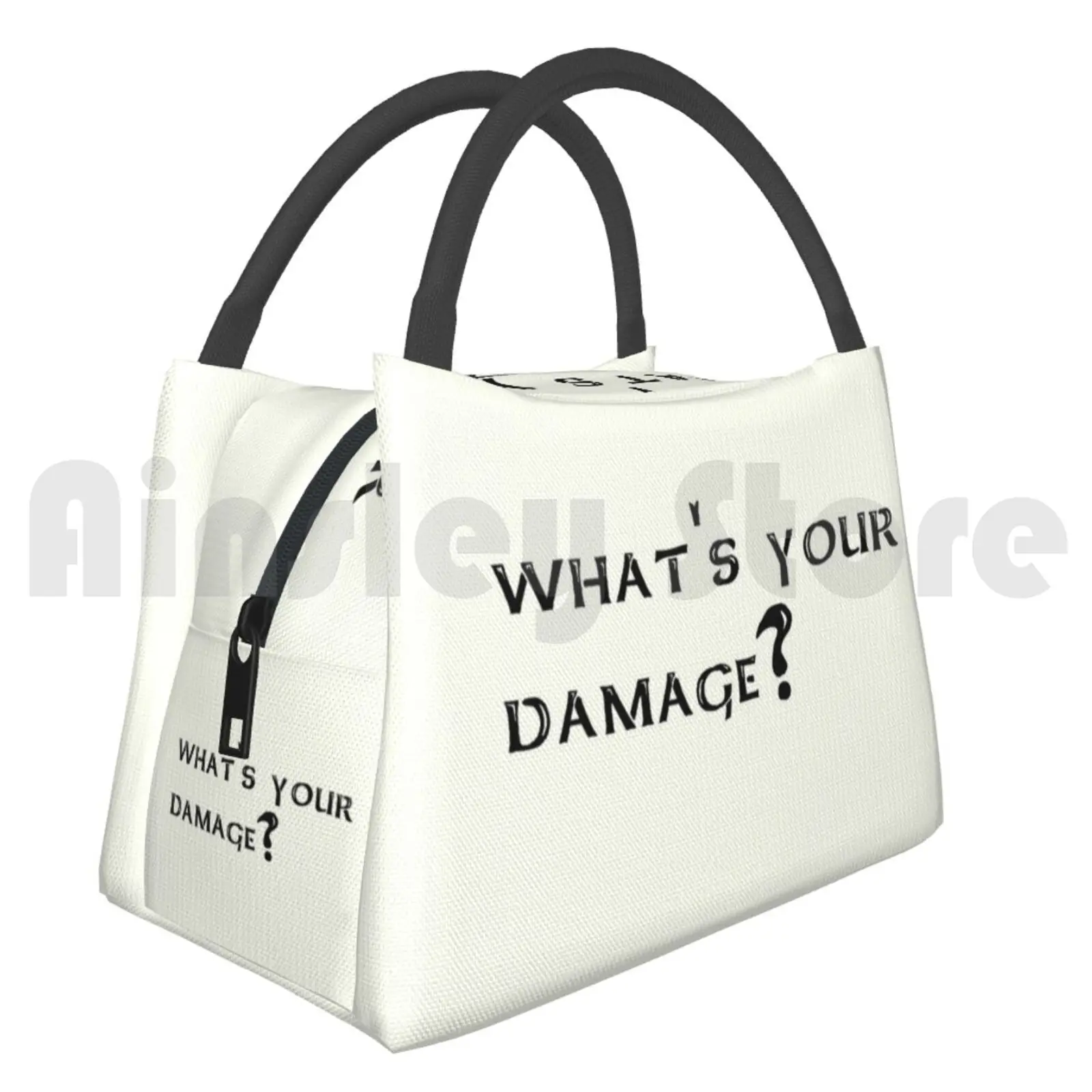 Cooler Lunch Bag Picnic Bag What'S Your Damage ? Heathers 80 S Whats Your Damage Broadway Musical Heather The