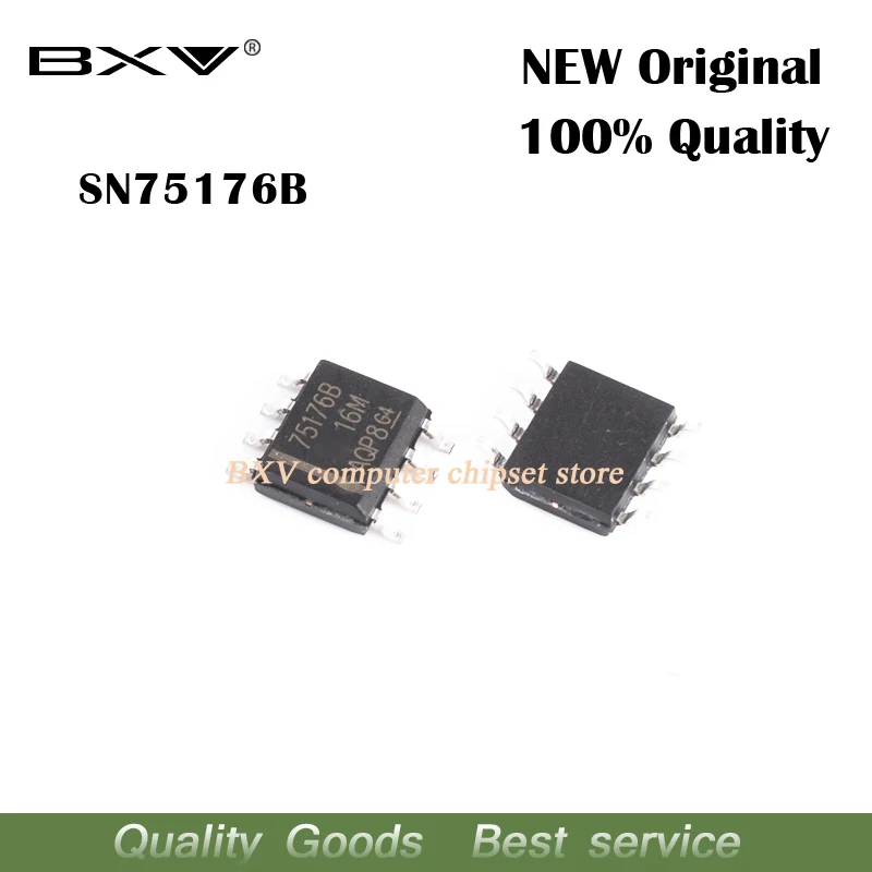 10PCS SN75176BDR SO…