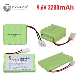 Upgrade 9.6V 3200mah NiMH Battery For Rc Cars Tank Boat Robots Trucks Guns Battery AA 9.6V Rechargeable Battery Pack for RC toys