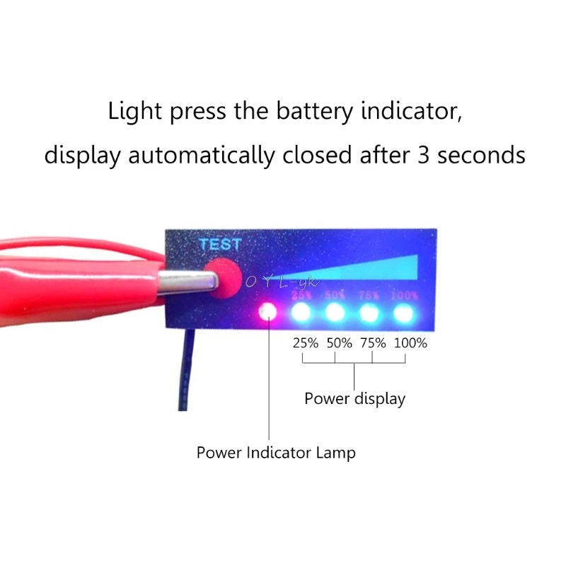 3.7V 1S2S3S4S 18650 Li-ion Lipo Lithium 12V Lead Acid Battery Level Indicator Tester LCD Display Meter Module Capacity Voltage