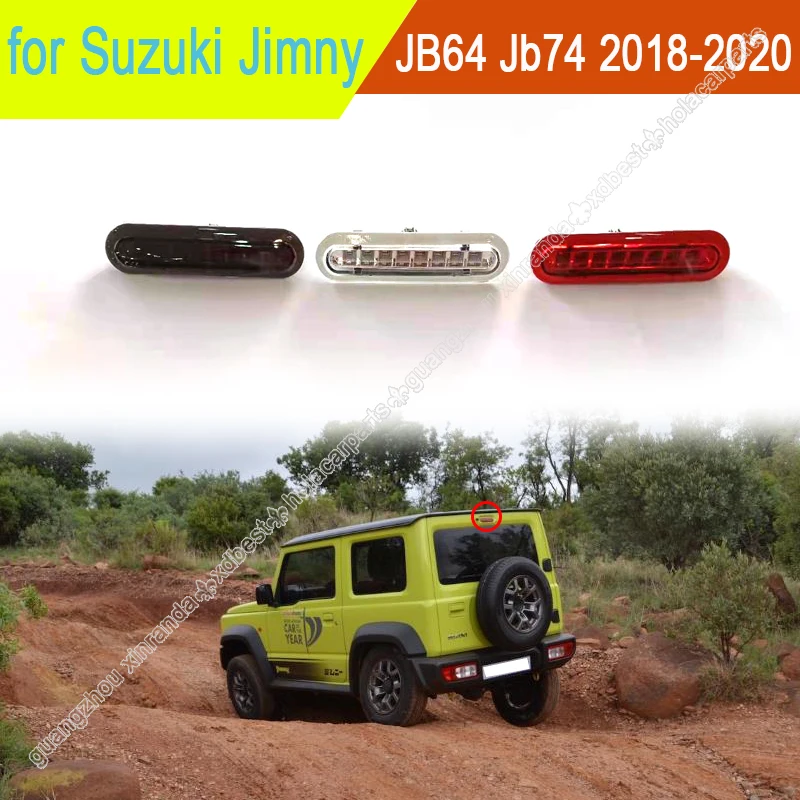 Car High Level LED Third Brake Light for Suzuki Jimny JB64 JB64W Jb74 JB74W 2019 2020 2021 2022 2023 2024 Auto Rear Stop Lamp