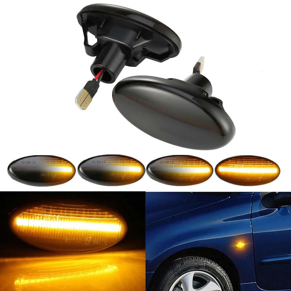 

Smoke Lens Dynamic LED Side Marker Light Blinker Flowing Turn Signal Lamp For Mazda 2 2003 2004 2005-2014 Mazda 3 5 6 BT-50 MPV