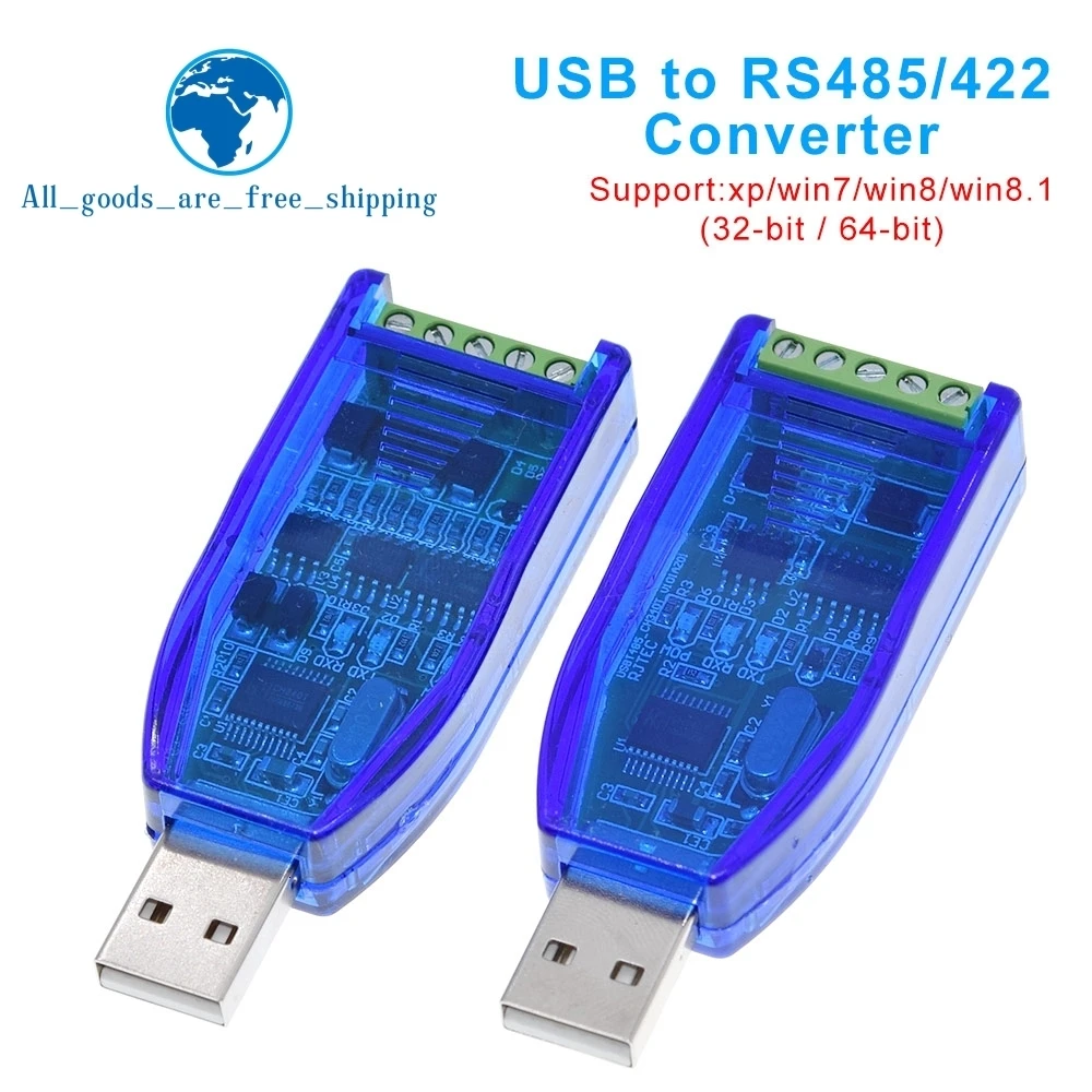 Tzt industrial usb to rs485 422 ch340g konverter upgrade schutz konverter kompatibilität standard RS-485 platinen modul – Detail 5