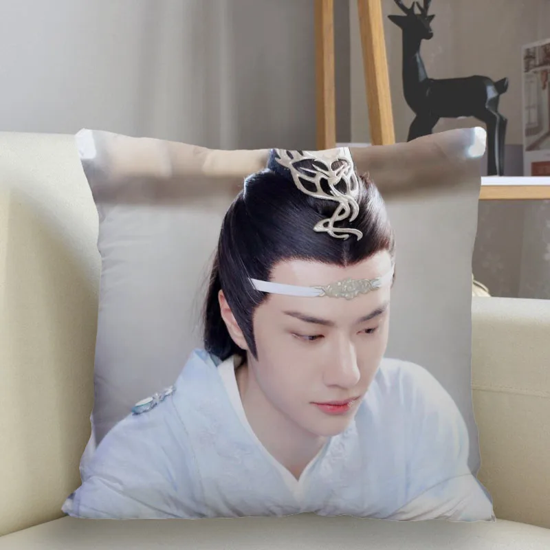 Musife Custom YiBo Wang Pillowcase Home Decoration 45*45cm Zipper Square Pillowcase Throw Pillow Cover Drop Shipping