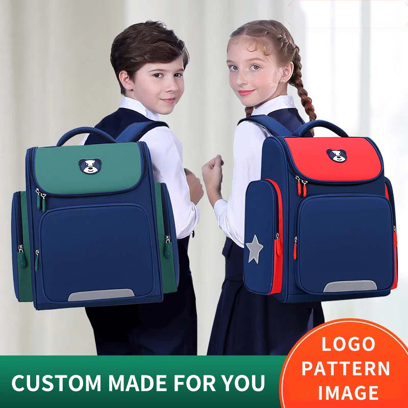 Pupil Schoolbag Grade 1-6 Primary Children Backpack Custom Logo Backpacks Kids Elementary School Bags Gift рюкзак школьный