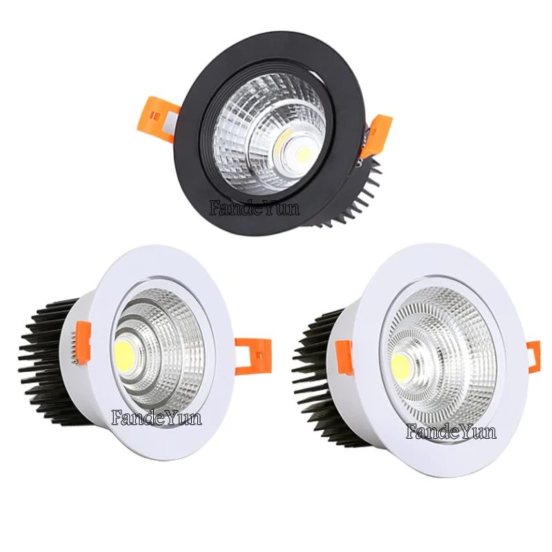 Dimmable 3W/5W7W9W12W15W Ceiling downlight Epistar LED Recessed Ceiling lamp Spot light For home illumination AC85-265V