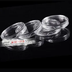 Direct Fit  H40.6mm 38MM and 39mm silver eagle coin plastic capsule 100pcs/lot