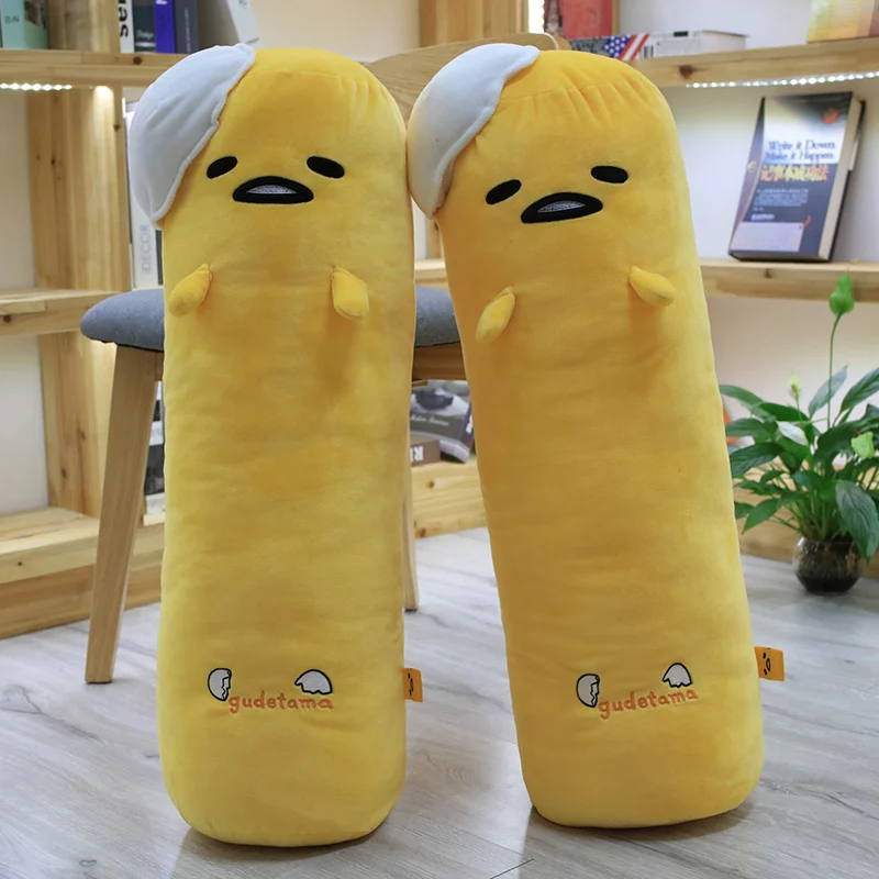 Japanese Anime Cute egg yolk Plush toys decoration pillow lazy  stuffed cartoon dolls sofa bedding girl gift