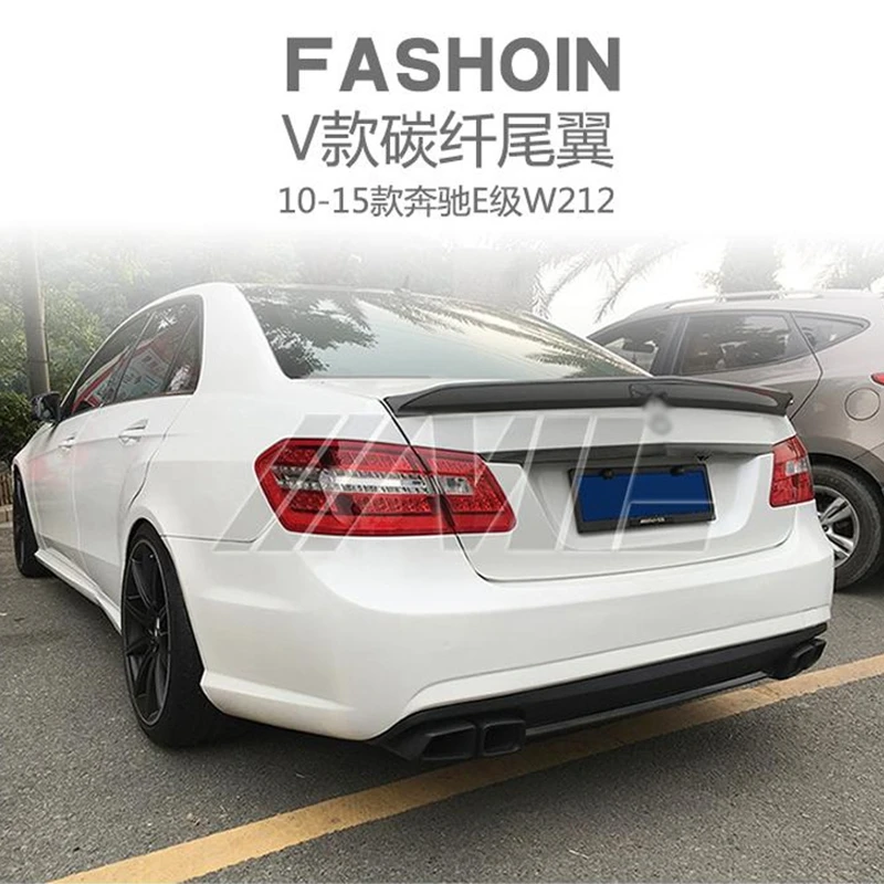 Mercedes W212 Veath Style Carbon Fiber Spoiler For Benz E Class W212 2010 -2016 Present