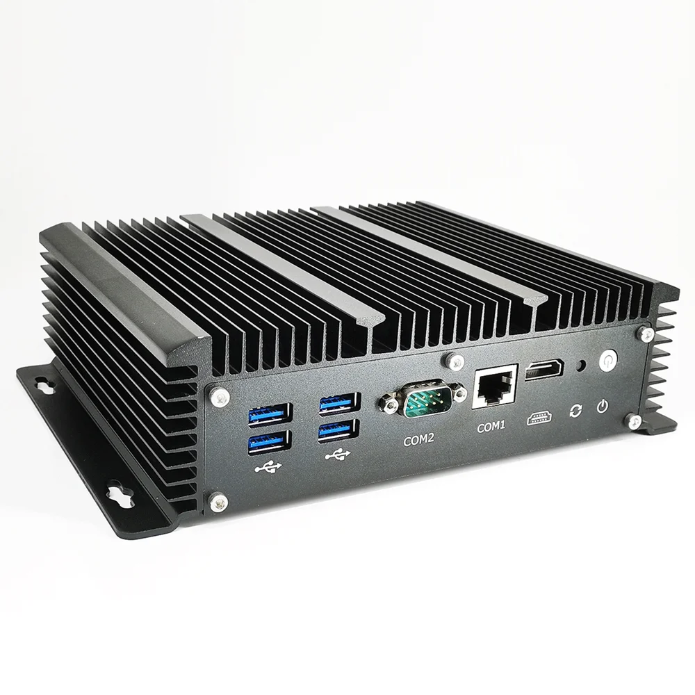 10th Gen potężny Mini komputer przemysłowy i7-10810U 10710U pfSense AES-NI RS232 6 * Intel i225-V B3 2.5GbE Firewall urządzenie Router