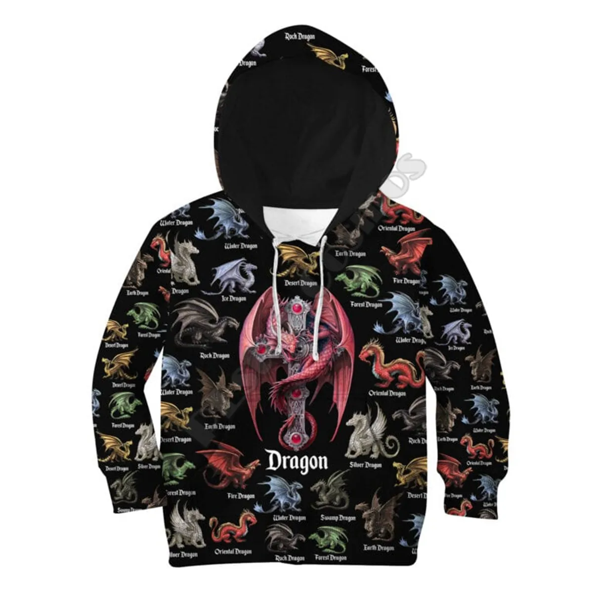 

Love Dragon 3D Printed Hoodies Kids Pullover Sweatshirt Tracksuit Jacket T Shirts Boy Girl Funny Animal Clothes 09