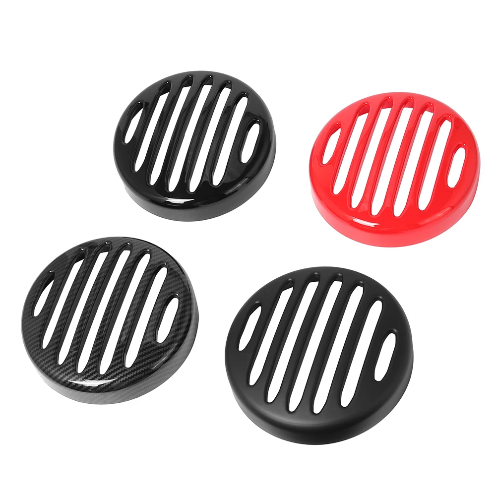 واقي شبكة المصابيح الأمامية للدراجات النارية ، غطاء المصباح الأمامي ، شواية مقطوعة ضحلة ، سوداء ، حمراء ، متمردة CMX