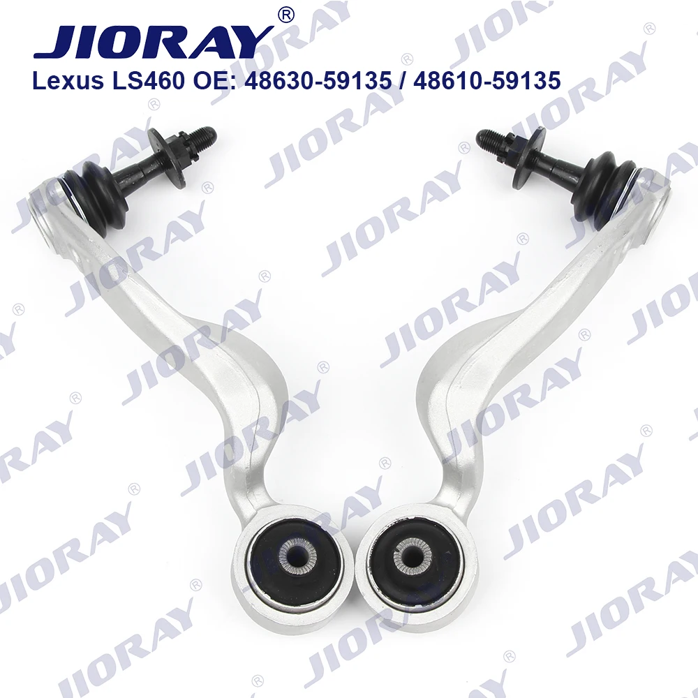 JIORAY Pair Front Upper Suspension Control Arm Straight For Lexus LS460 AWD USF40 USF41