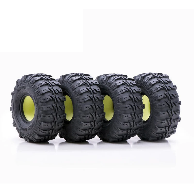 TigerDog 1,9 Zoll ultraweicher Simulations-Kletterreifen passend für 1:10 RC Kettenfahrzeug Trx-4 scx10 90046 D90 D110 rc4wd