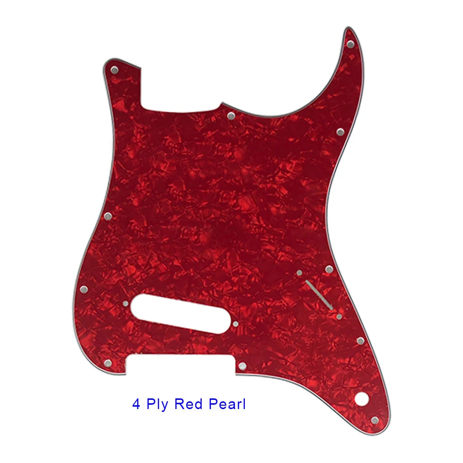 Guitar Pickguard - For USA / Mexico Fd Standard Strat 72\' 11 Screw Hole St With 1 Single Pickup Scratch Plate Multicolor Choice