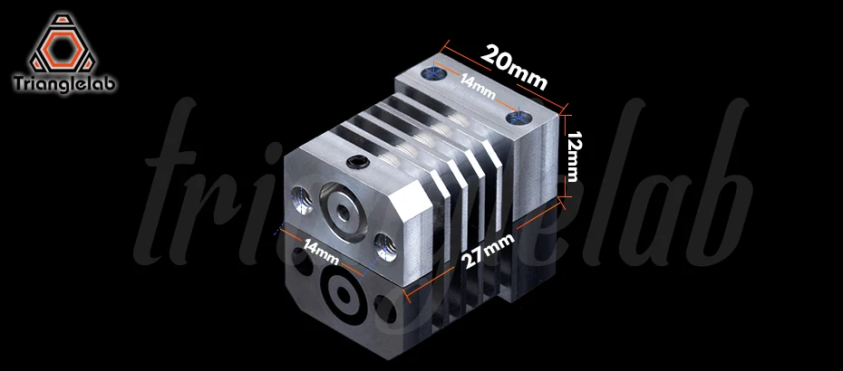 Trianglelab CR10 Kühlkörper Voll-Metall Hotend Upgrade-Kit für CR-10 Ender3 Drucker Micro Swiss CR10 Hotend Titan Wärmebrücher – Detail 7